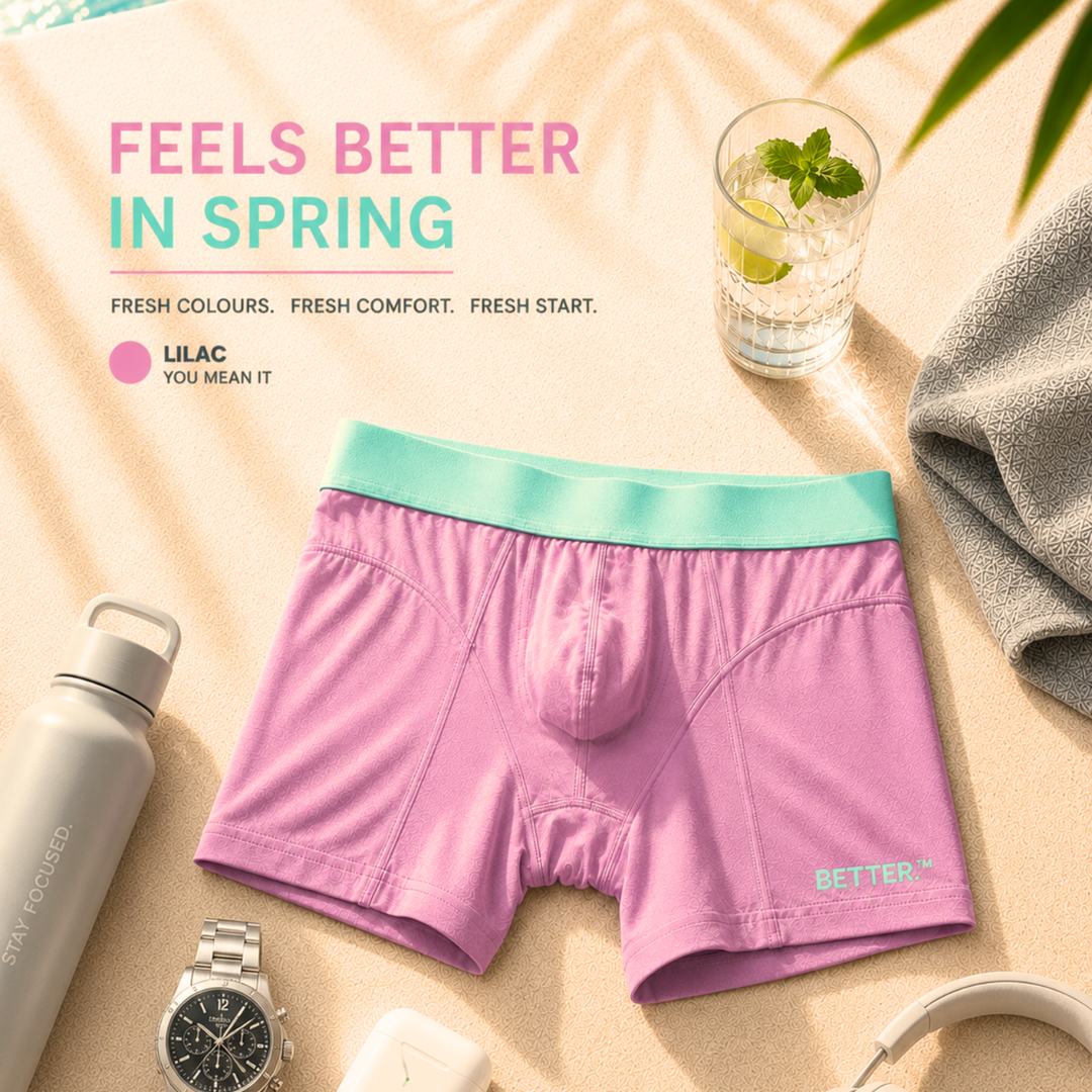 Hybrid Undies (Everyday) - Mid Length - Lilac You Mean It