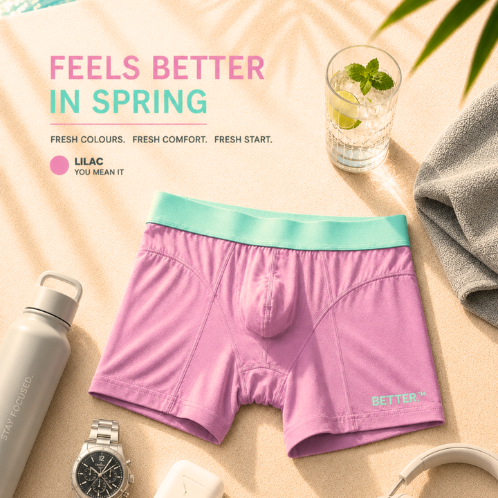 Hybrid Undies (Everyday) - Mid Length - Lilac You Mean It