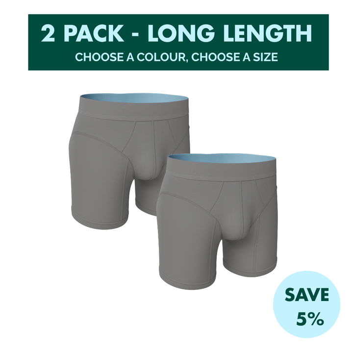 2 Pack - Hybrid Undies - Long Length