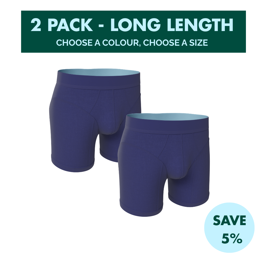 2 Pack - Hybrid Undies - Long Length