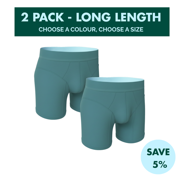2 Pack - Hybrid Undies - Long Length