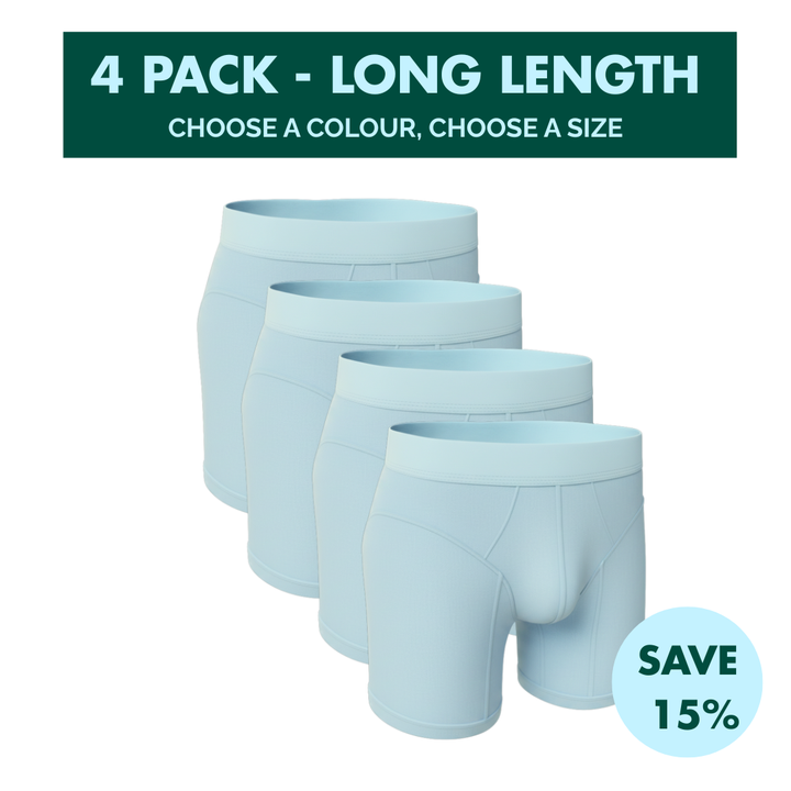 4 Pack - Hybrid Undies - Long Length