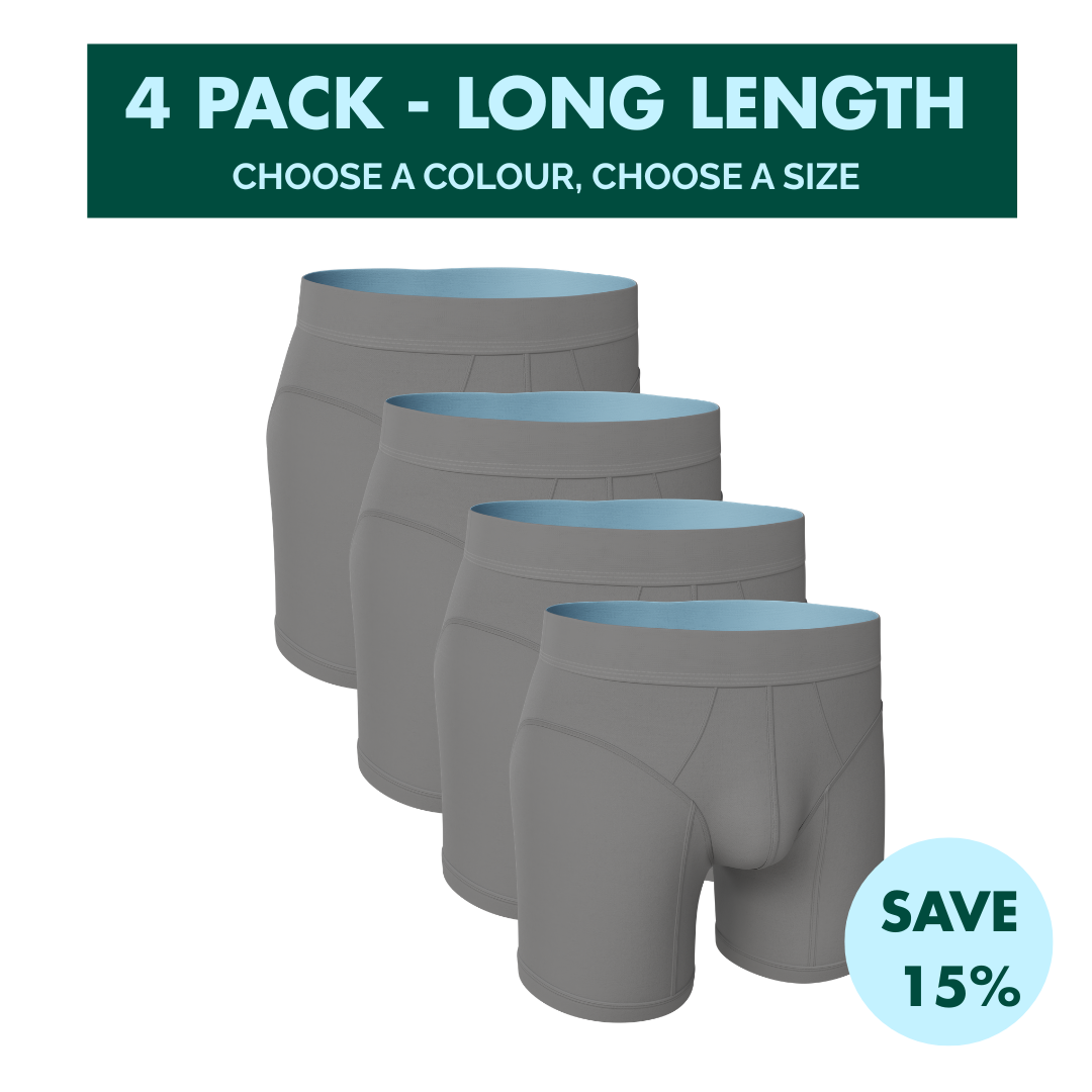 4 Pack - Hybrid Undies - Long Length