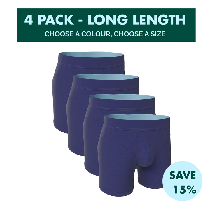 4 Pack - Hybrid Undies - Long Length