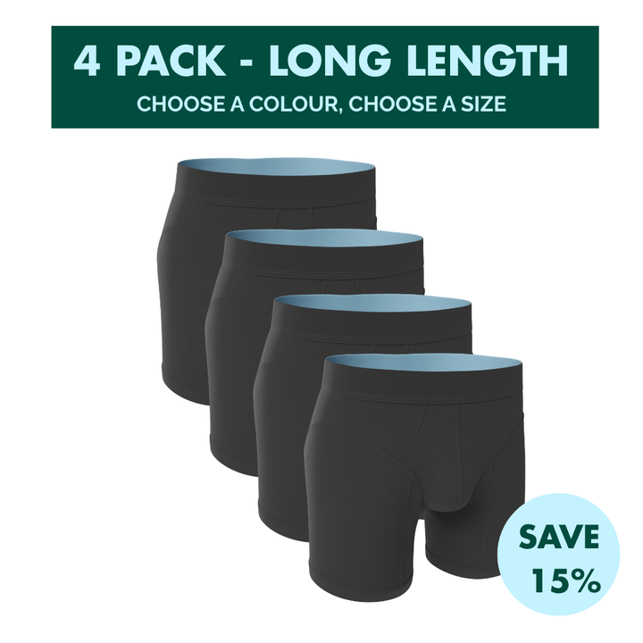 4 Pack - Hybrid Undies - Long Length