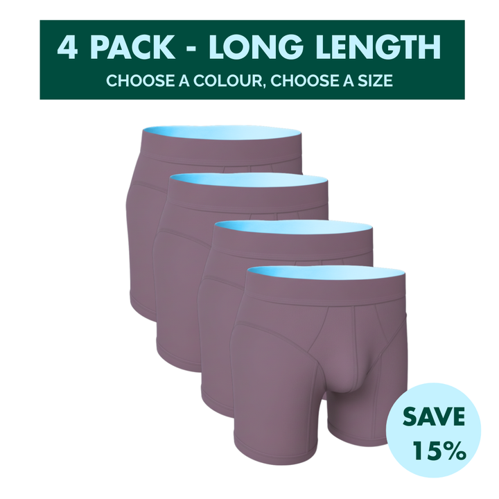 4 Pack - Hybrid Undies - Long Length