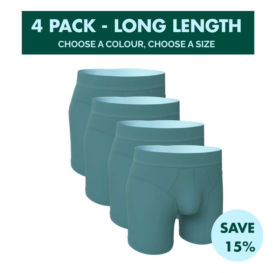 4 Pack - Hybrid Undies - Long Length