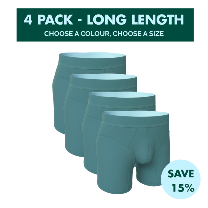 4 Pack - Hybrid Undies - Long Length