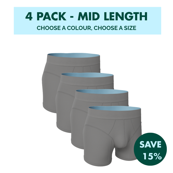 4 Pack - Hybrid Undies - Mid Length