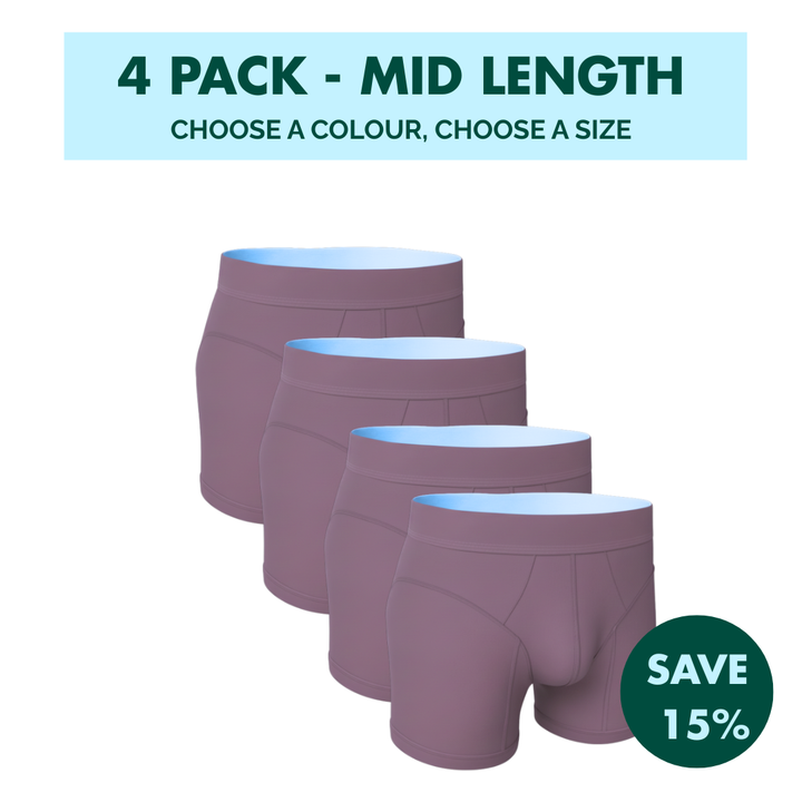 4 Pack - Hybrid Undies - Mid Length