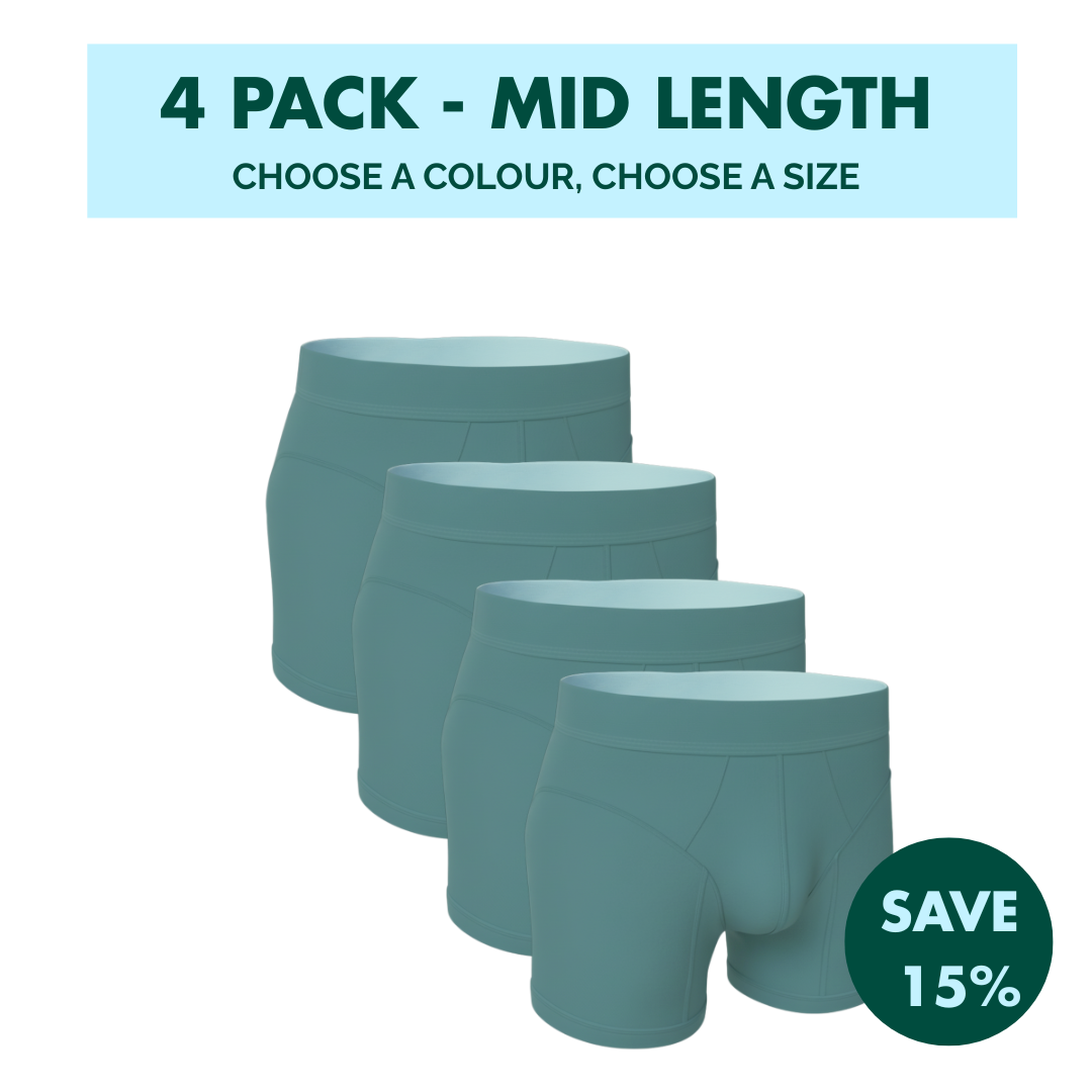 4 Pack - Hybrid Undies - Mid Length