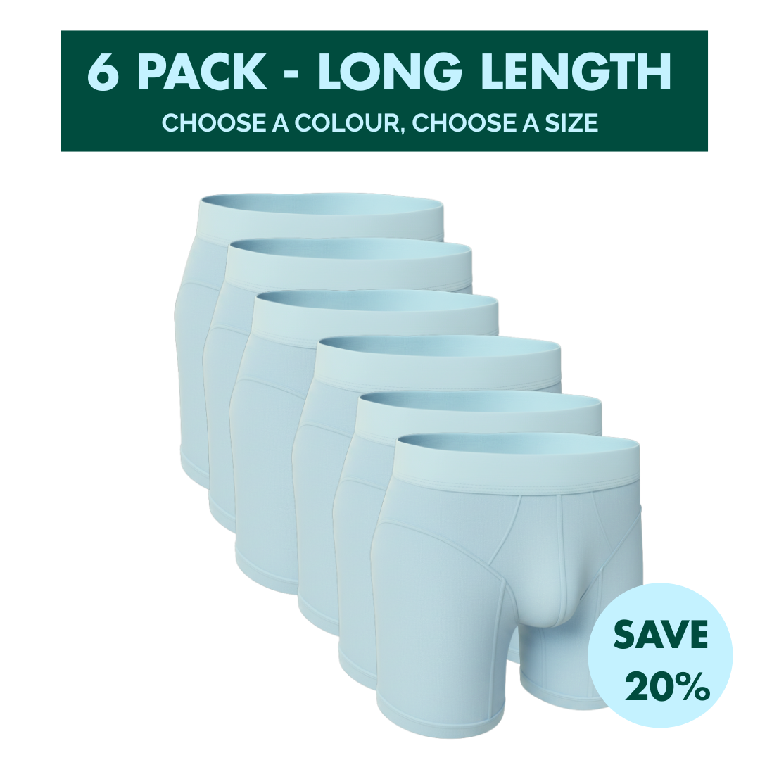 6 Pack - Hybrid Undies - Long Length