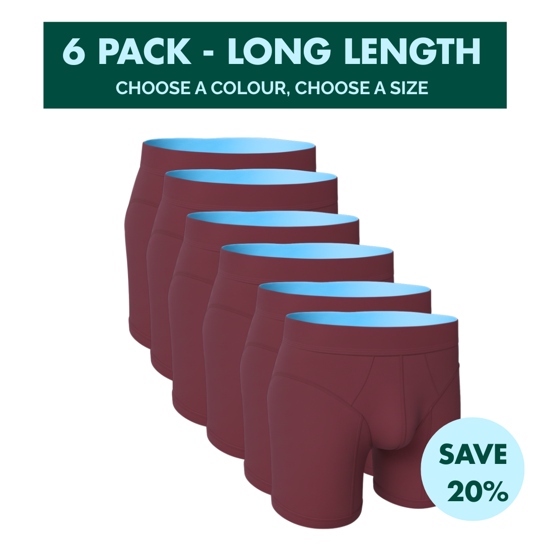 6 Pack - Hybrid Undies - Long Length
