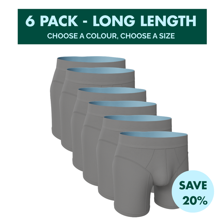 6 Pack - Hybrid Undies - Long Length