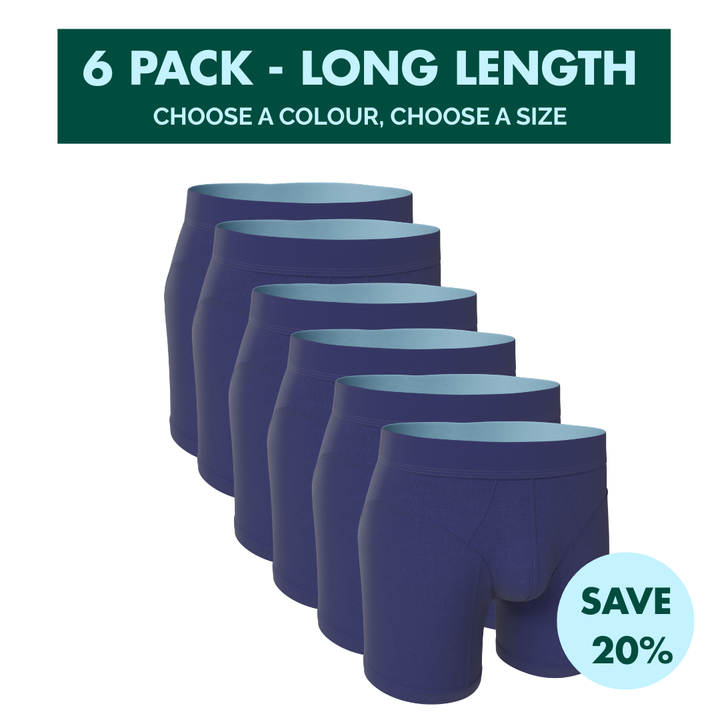 6 Pack - Hybrid Undies - Long Length